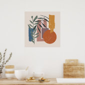 Poster Formes Patinées Et Tiges (Cuisine)