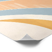 Poster Formes semi-circulaires dans des tons neutres (Coin)