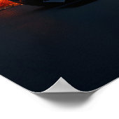 Poster Formula One Racing Champion Celebration with Fire  (Coin)
