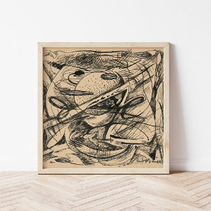 Poster Formulaires Abstraits   Rudolf Bauer