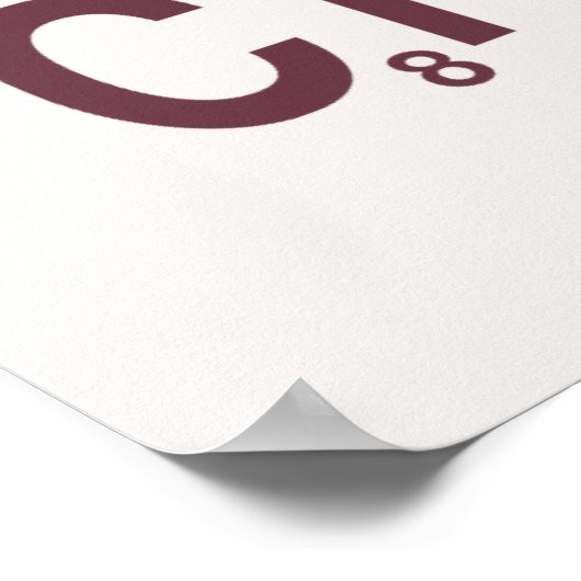 Poster Formule chimique de caféine (Coin)