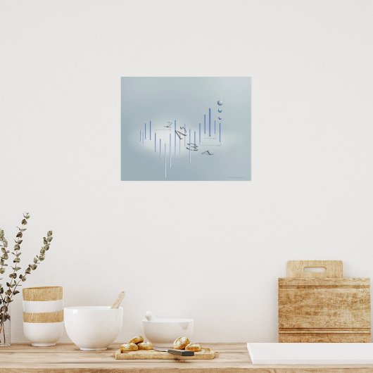 Poster Formule, graphique, symboles mathématiques 11 (Cuisine)