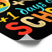 Poster Formule Mathématique 100 Jours D'école Drôle Prof  (Coin)