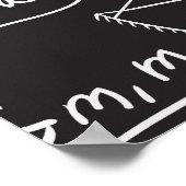 Poster Formules scientifiques : Patte de calcul du tablea (Coin)