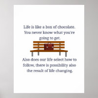 Forrest Gump cite la vie comme une boîte de chocol