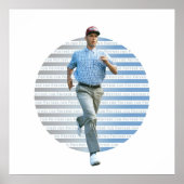 Poster Forrest Gump en cours d'exécution (Devant)