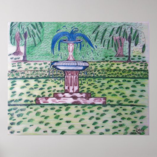 Poster Forsyth Park (Devant)