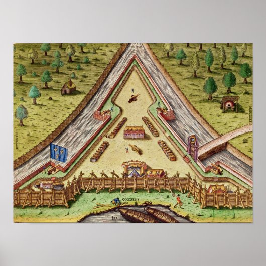 Poster Fort Caroline, de "Brevis Narratio" (Devant)