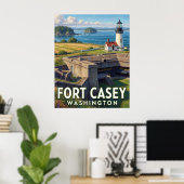 Poster Fort Casey State Park — Washington (Bureau à domicile)