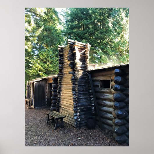 Poster Fort Clatsop, Astoria (Devant)
