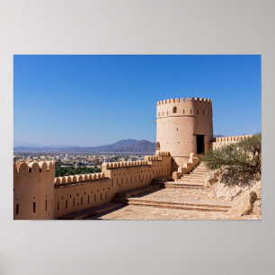 Poster Fort de Nakhl, Oman