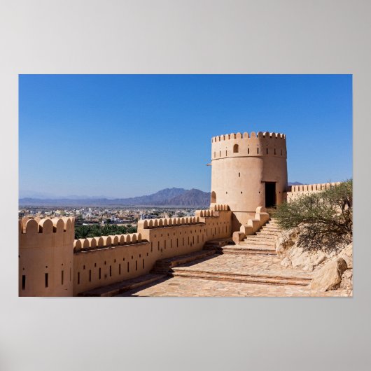 Poster Fort de Nakhl, Oman (Devant)