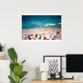 Poster Fort Lauderdale Beach vue aérienne de l'océan (Bureau à domicile)