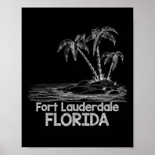 Poster Fort Lauderdale Family Vacances Cruise Shirt Flori