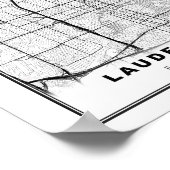 Poster Fort Lauderdale Map (Coin)