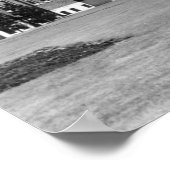 Poster Fort Lewis, WA Vue des casernes et du mont Rainier (Coin)