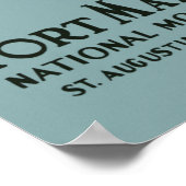 Poster Fort Marion Monument National St Augustine Floride (Coin)