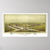 Poster Fort Reno Oklahoma Territory 1891 Lithograph (Devant)