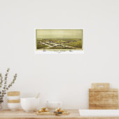 Poster Fort Reno Oklahoma Territory 1891 Lithograph (Cuisine)