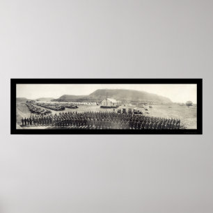 Poster Fort Sam Houston Officer Photo 1919