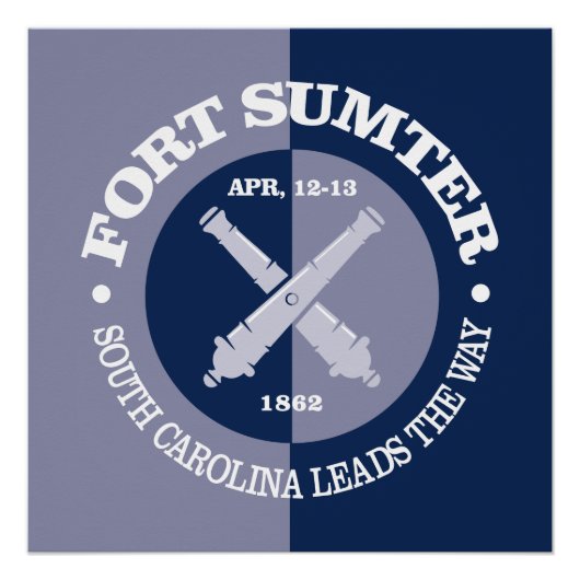 Poster Fort Sumter (B&G) (Devant)