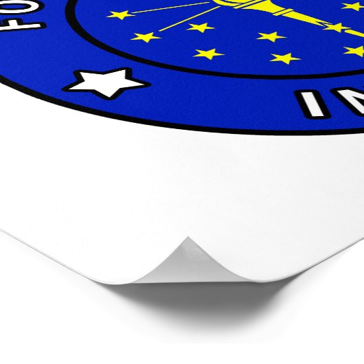 Poster Fort Wayne Indiana (Coin)