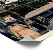 Poster Fort Wayne, Indiana Calhoun Street 1920 (Coin)