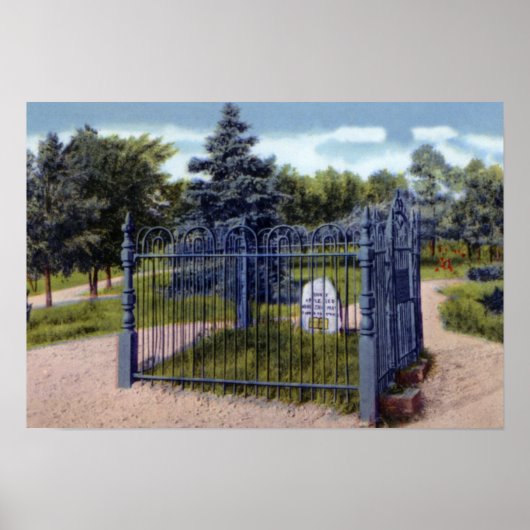 Poster Fort Wayne Indiana Grave of Johnny Appleseed (Devant)