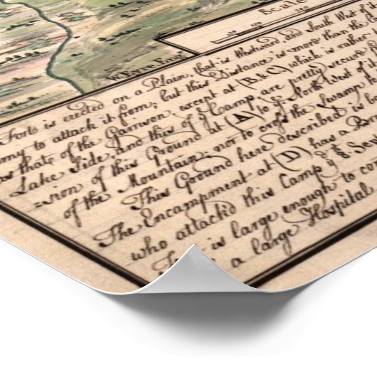 Poster Fort William Henry. (Coin)