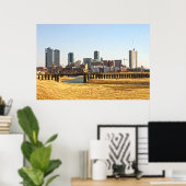 Poster Fort Worth, Texas (Bureau à domicile)