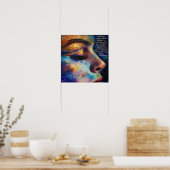 Poster forte attitude mentale (porte 1035) (Cuisine)