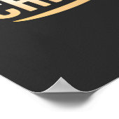 Poster Forte colonne vertébrale Grand Chiropraticien Conc (Coin)