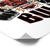 Poster Forte Comme Un Bâtiment À Taureau 5 (Coin)