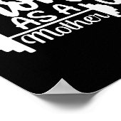 Poster Forte Comme Une Mère Exercice Fitness Entraînement (Coin)
