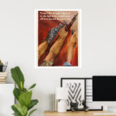 Poster Forte dans la Force du Seigneur (Bureau à domicile)