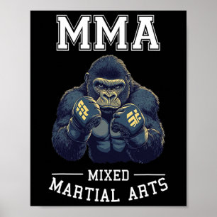 Poster Forte Mixed martial art Gorilla - Thailande Boxing