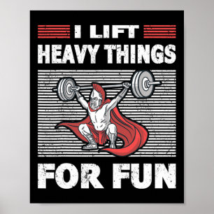 Poster Forte Tenue Lourde Choses Pour La Bodybuilding Amu