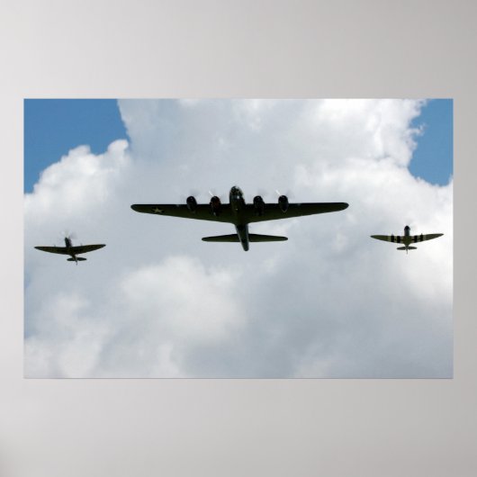 Poster Forteresse du vol B-17 (Devant)