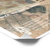 Poster Forteresse étoile Giza Orion (Coin)