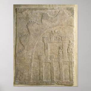 Poster Forteresse sous siège, de Nimrud, Irak