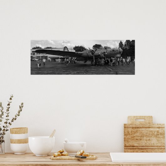 Poster Forteresse volante B17 (Cuisine)