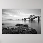 Poster Forth Bridges Noir & Blanc (Devant)