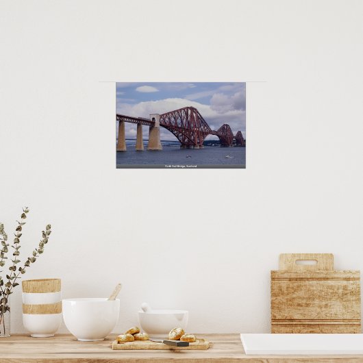 Poster Forth Rail Bridge, Écosse (Cuisine)