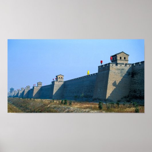 Poster Fortification de la vieille ville de Pingyao - Chi (Devant)