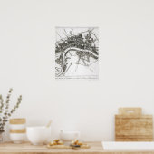 Poster Fortifications de Londres en 1642 et 1643, 1738 (Cuisine)