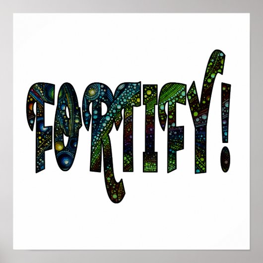 Poster Fortifie ! (Devant)