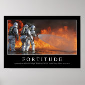 Poster Fortitude : Citation Inspirationnelle (Devant)