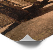 Poster Fortuna Street, Pompéi, Campanie, Italie (Coin)