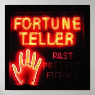 Poster Fortune Teller - Présent et futur passé