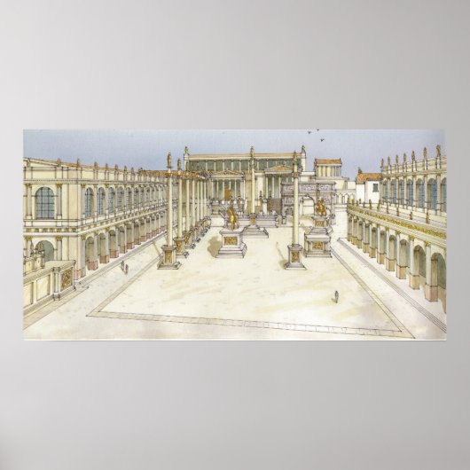 Poster Forum impérial. Rome (Devant)